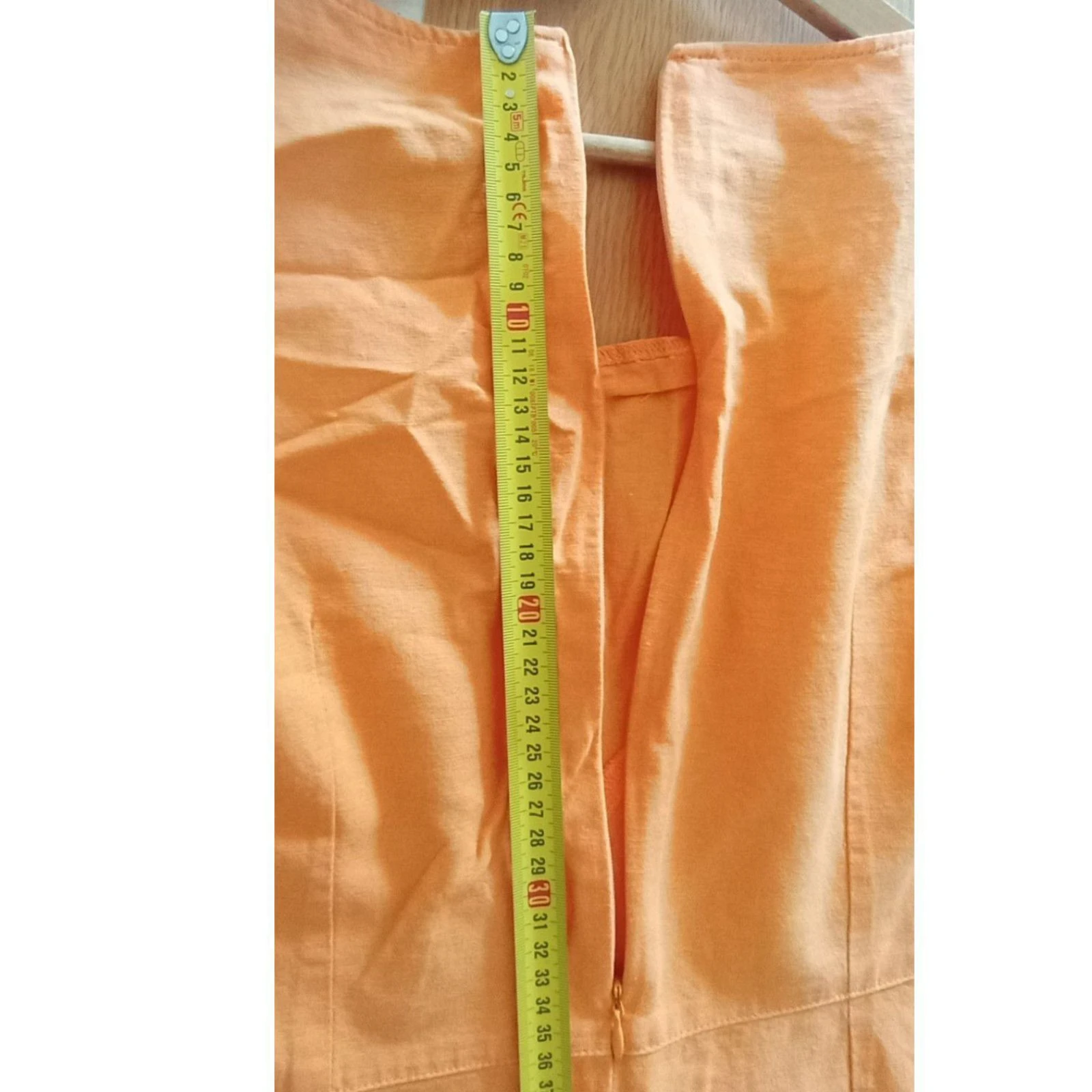 vestido largo naranja talla 36 en muy buen estado – photo 5
